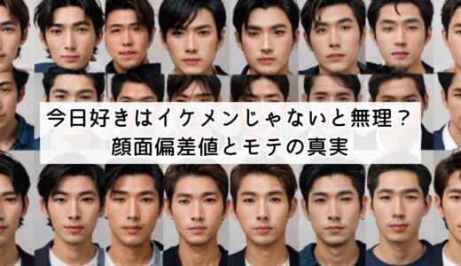 今日好きはイケメンじゃないと無理？顔面偏差値とモテの真実