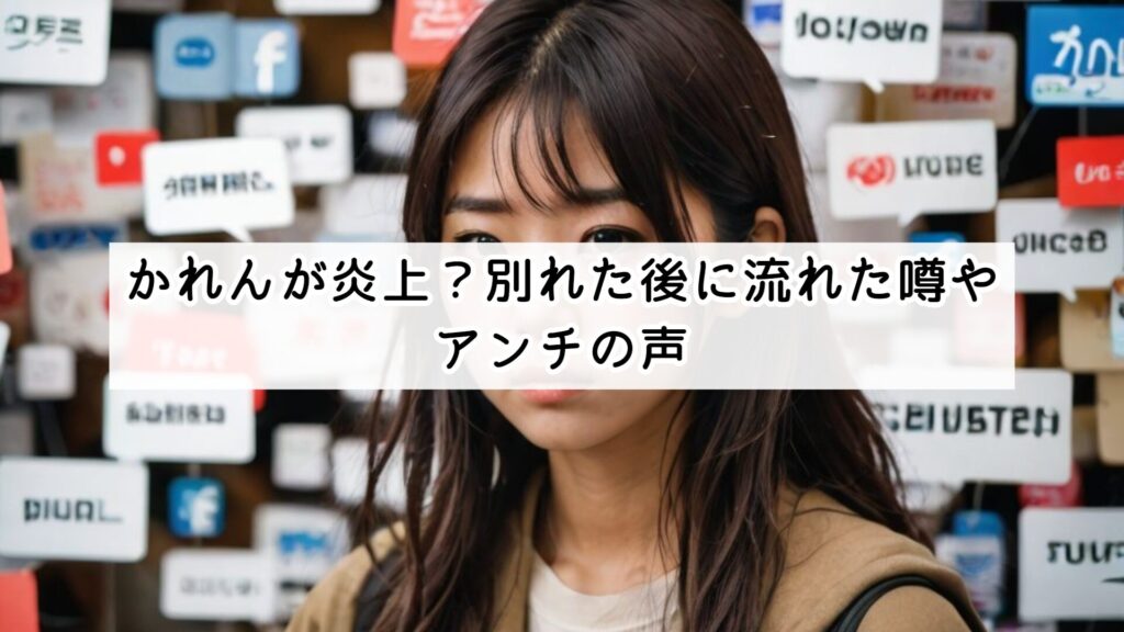 かれんが炎上?別れた後に流れた噂やアンチの声
