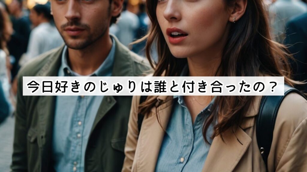 今日好きのじゅりは誰と付き合ったの？