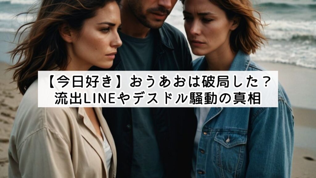 【今日好き】おうあおは破局した?流出LINEやデスドル騒動の真相