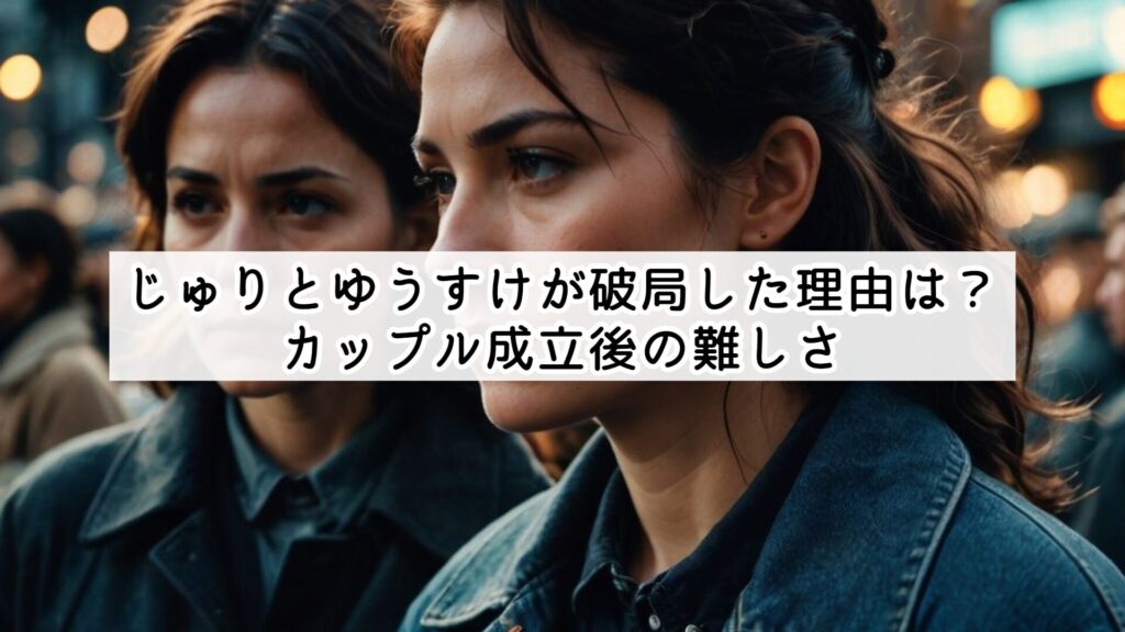 じゅりとゆうすけが破局した理由は?カップル成立後の難しさ