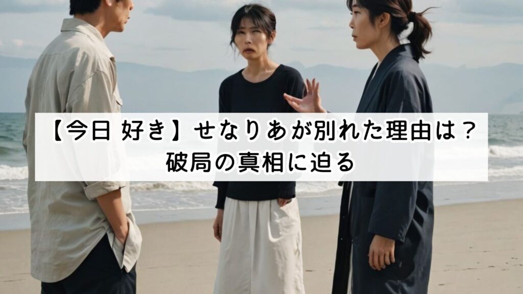【今日 好き】せなりあが別れた理由は?破局の真相に迫る