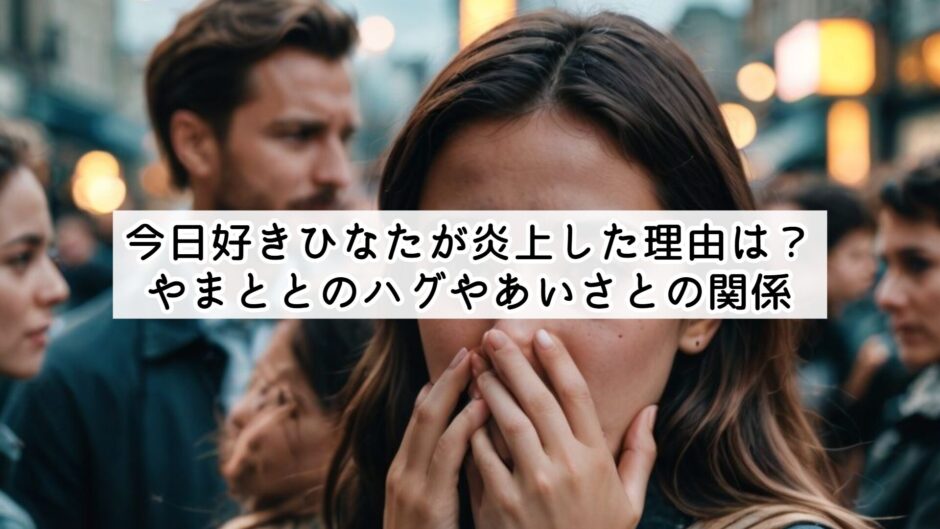 今日好きひなたが炎上した理由は？やまととのハグやあいさとの関係