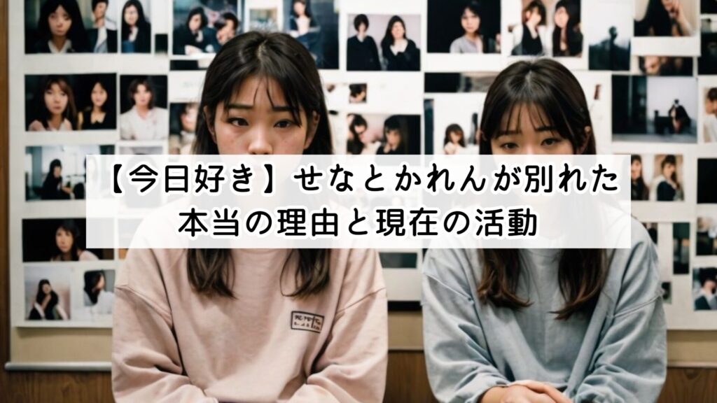 【今日好き】せなとかれんが別れた本当の理由と現在の活動