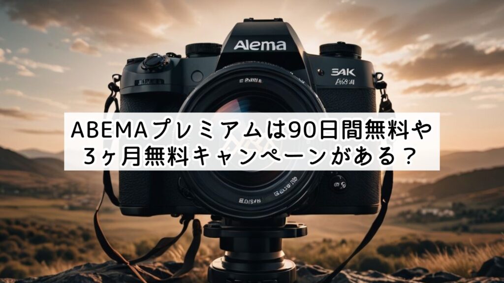 ABEMAプレミアムは90日間無料や3ヶ月無料キャンペーンがある？